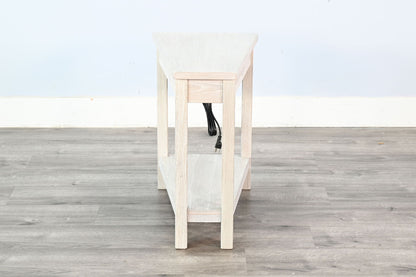 Chair Side Table With Power Strip