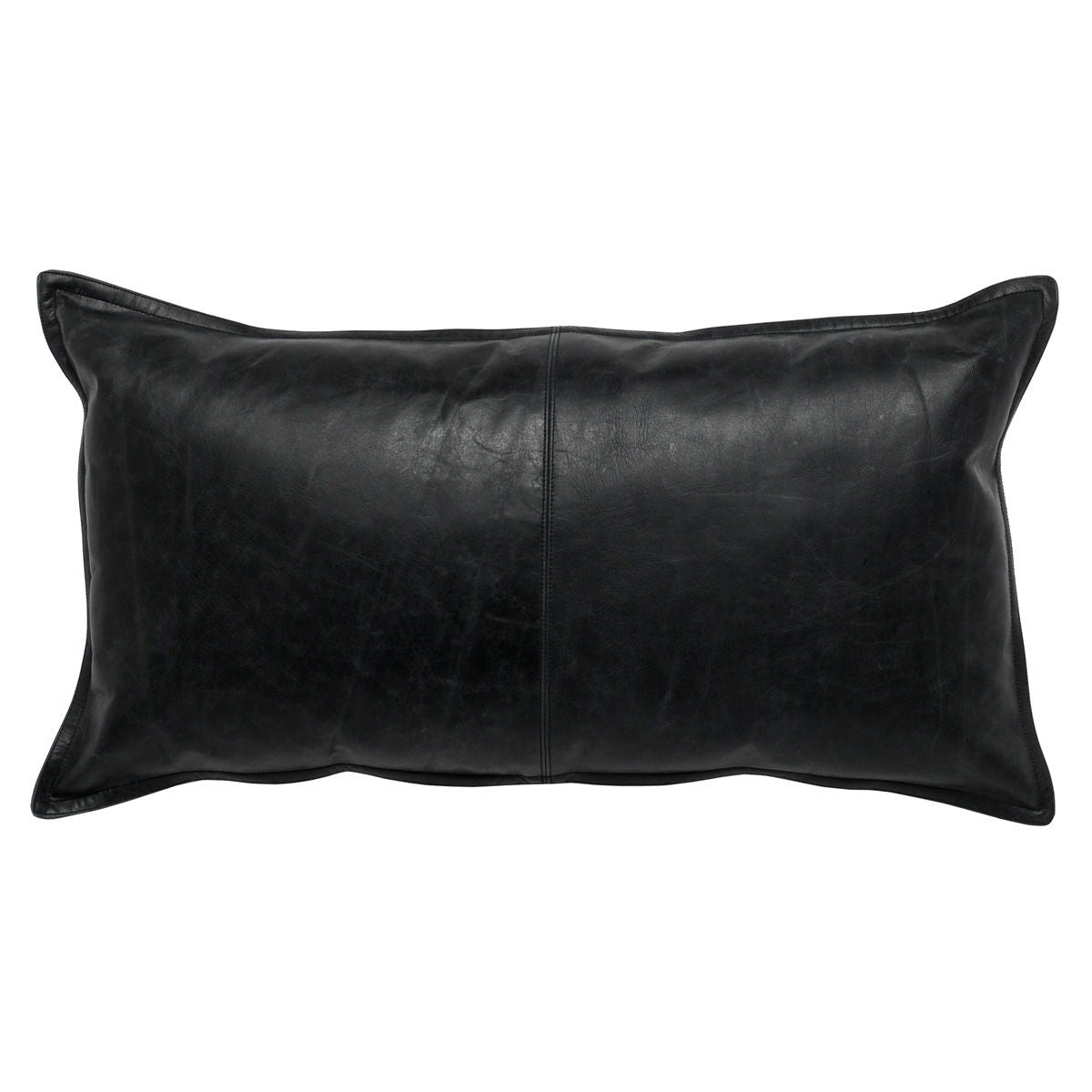 Classic Home Soco Leather Dexter Pillow - Thumbnail 3