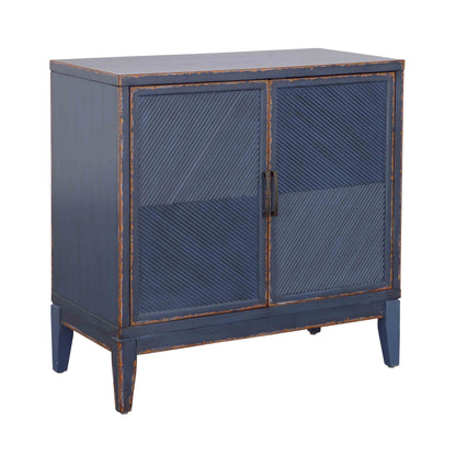 Levy - Two Door Cabinet - Blue