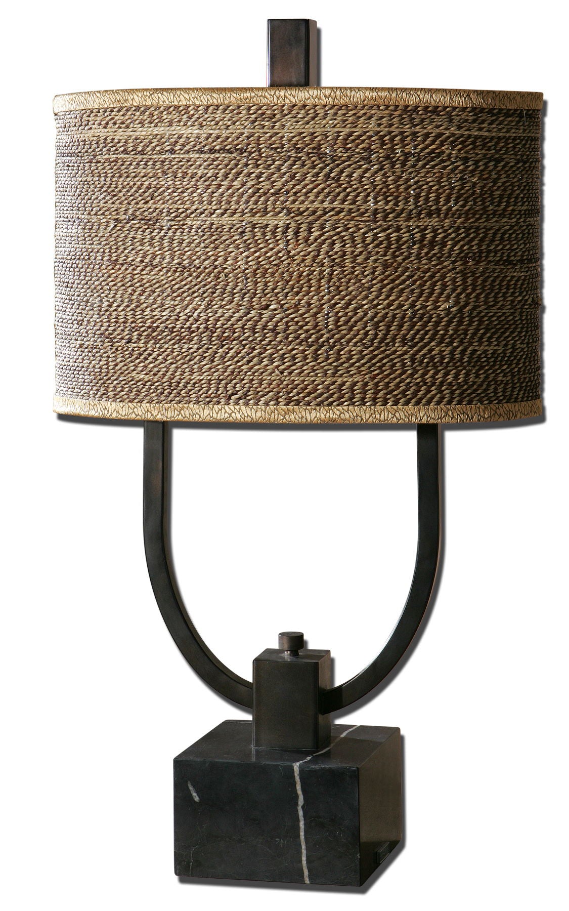 Stabina - Metal Table Lamp - Dark Brown