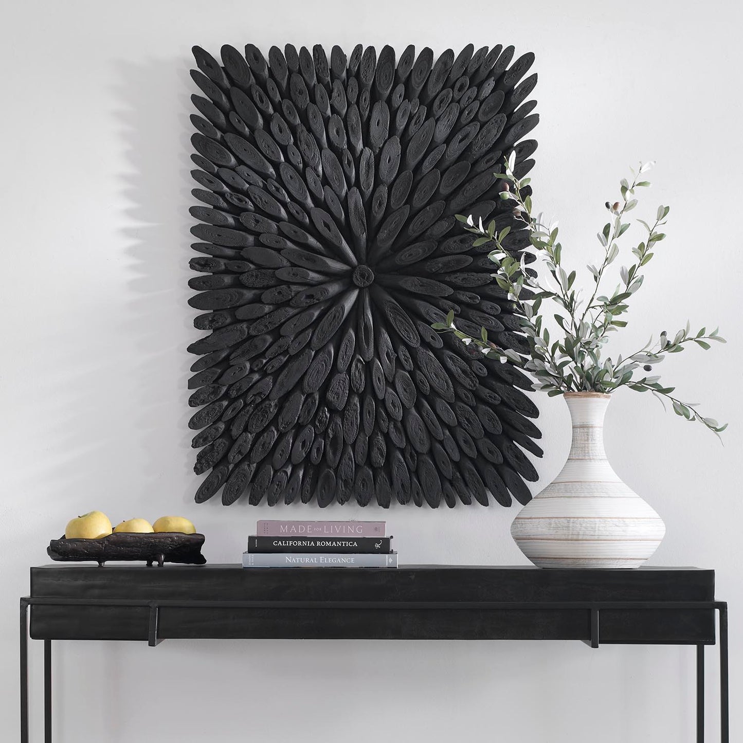 Bahama Wood - Wood Wall Decor - Black