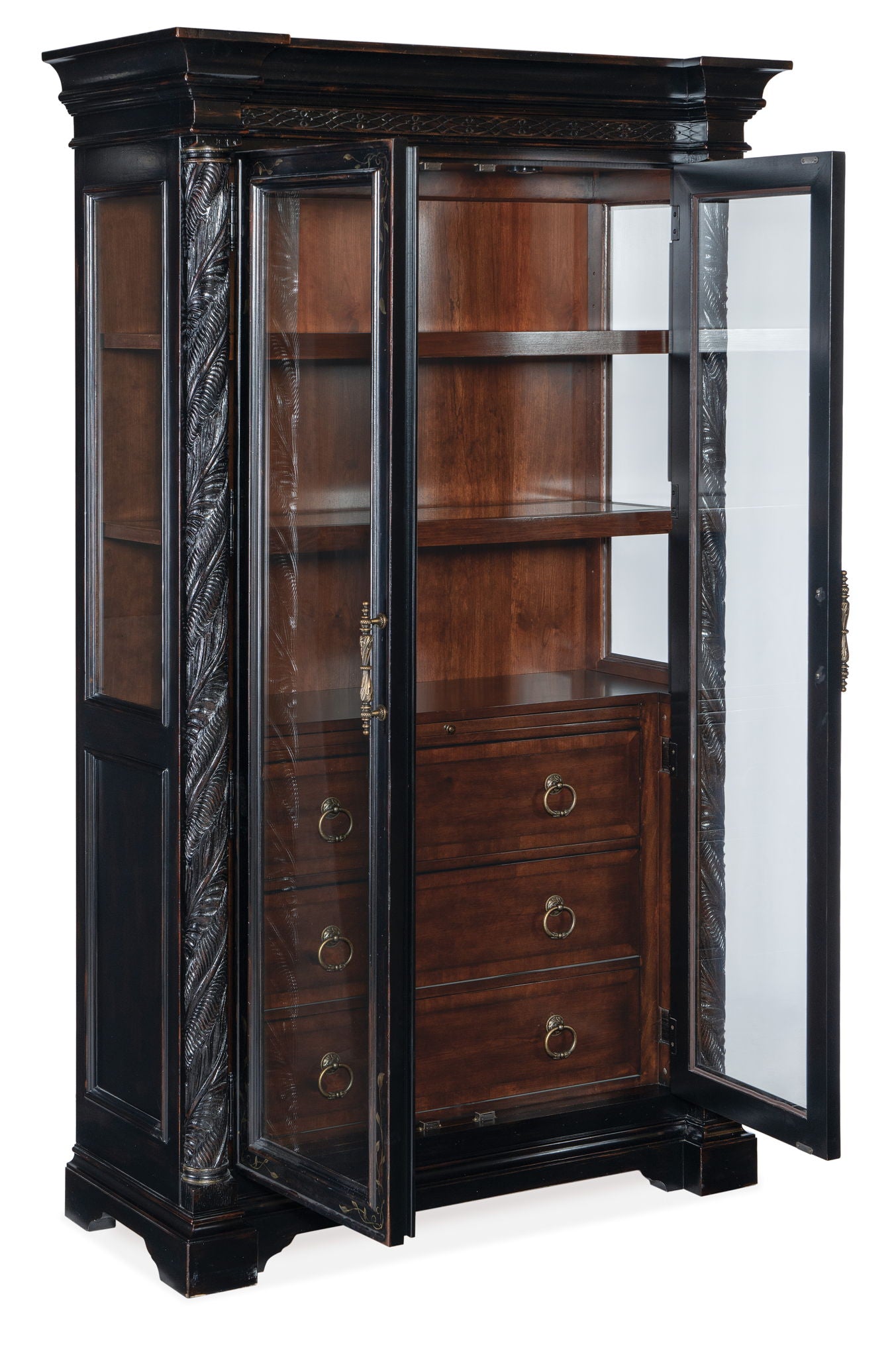 Charleston - Display Cabinet - Black