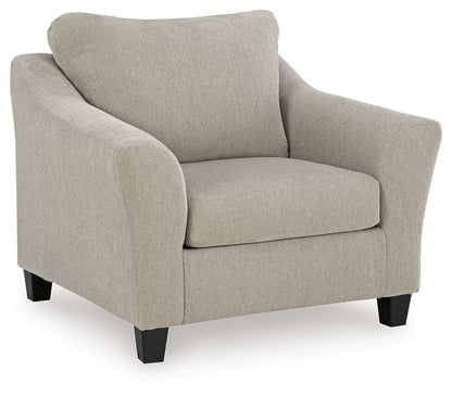 Willarae - 2 Pc. - Chair And A Half, Ottoman - Taupe