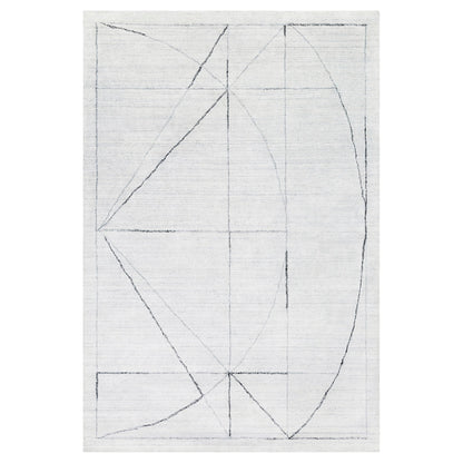 Costilla - Modern 8 X 10 Rug - White