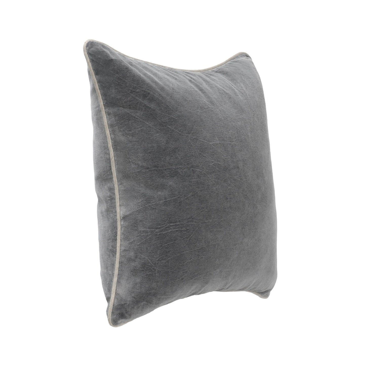 Heirloom Velvet - SLD Pillow - Stone Gray
