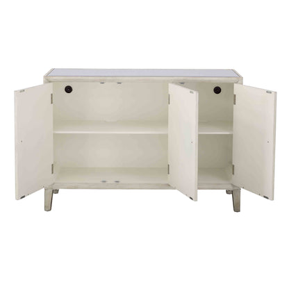 Windsor - Three Door Credenza - Burnished White