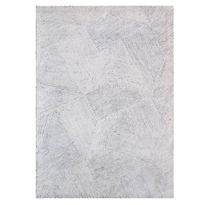 Paonia - Geometric 8 X 10 Rug - Pearl Silver