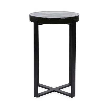 Gallie - Round Accent Table - Black