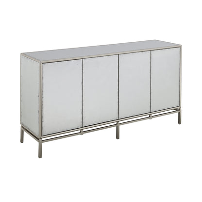 Silvermist - Four Door Credenza - Silver