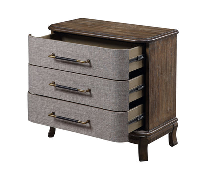 Theodora - Three Drawer Chest - Bradenton Brown