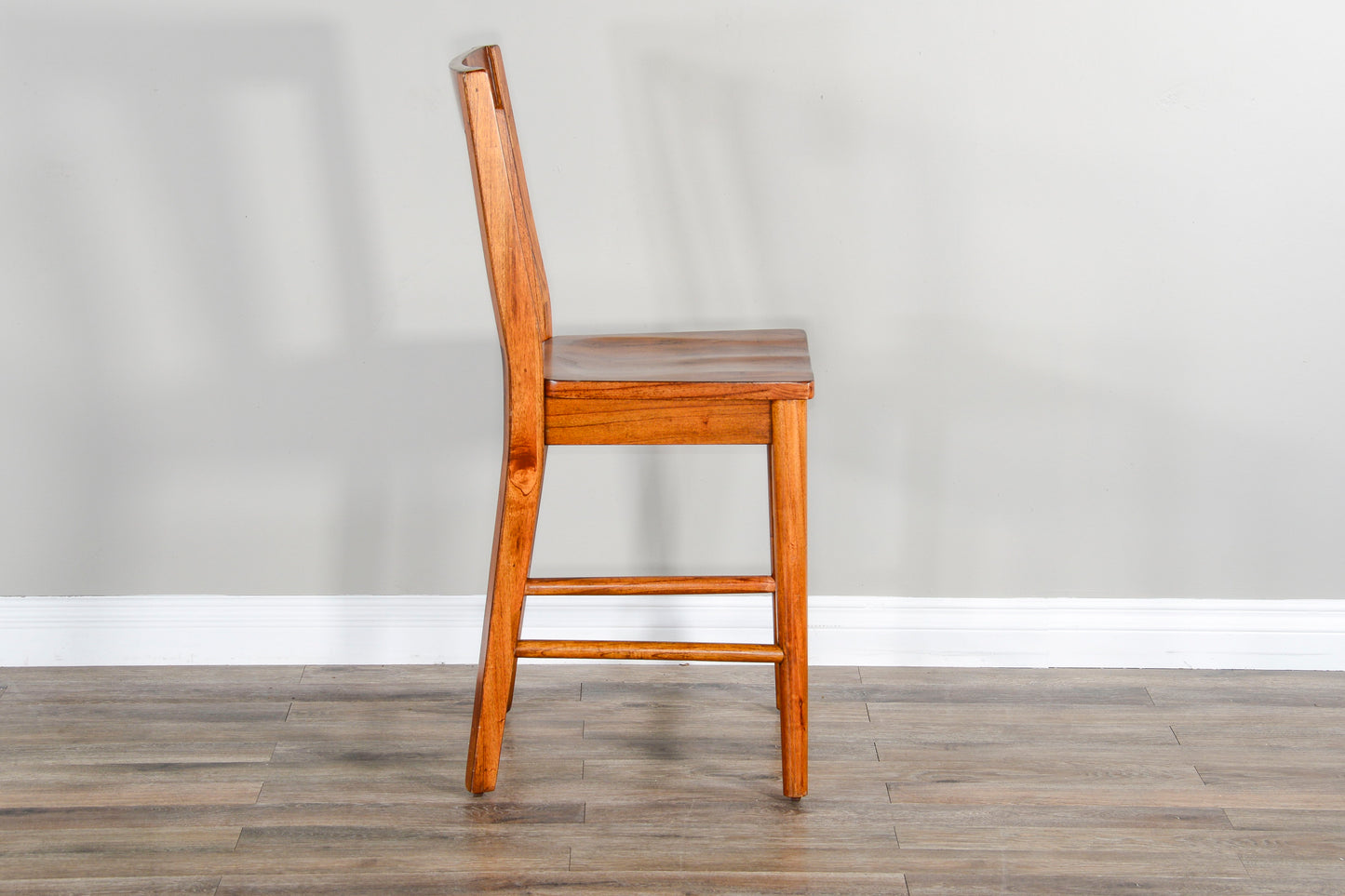 American Modern - T-Back Barstool - Light Brown