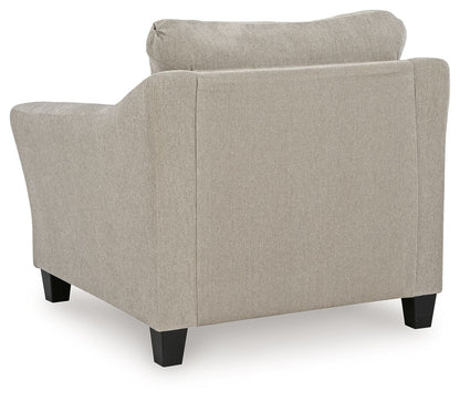 Willarae - 2 Pc. - Chair And A Half, Ottoman - Taupe