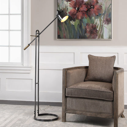 Chisum - Floor Lamp - Dark Bronze