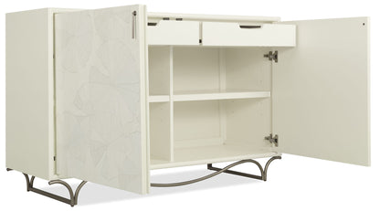 Melange - White Lotus Hall Chest - White