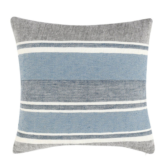 Lima - ST Pillow - Capri Blue / Dark Gray