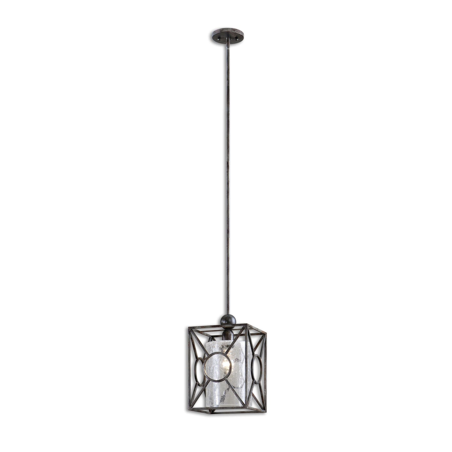 Arbela - 1 Light Mini Pendant - Dark Gray