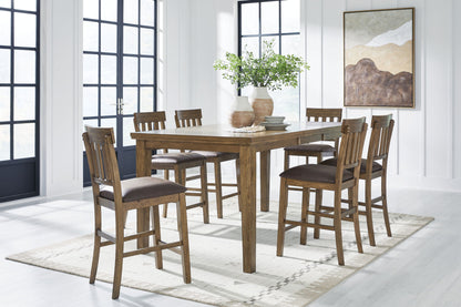 Urbinforte - Counter Height Extension Dining Table Set