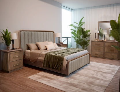 Mezquite - Upholstered Panel Bed