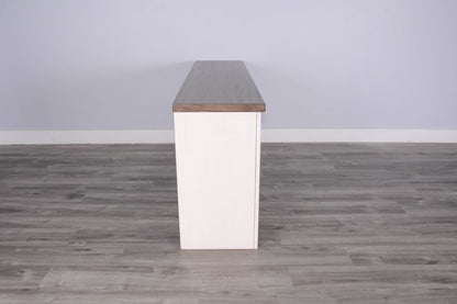 76" Media Console With Electric Fireplace