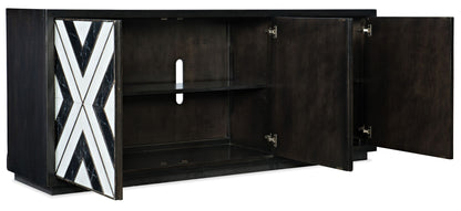 Sanctuary 2 - Noir Et Blanc Entertainment Console