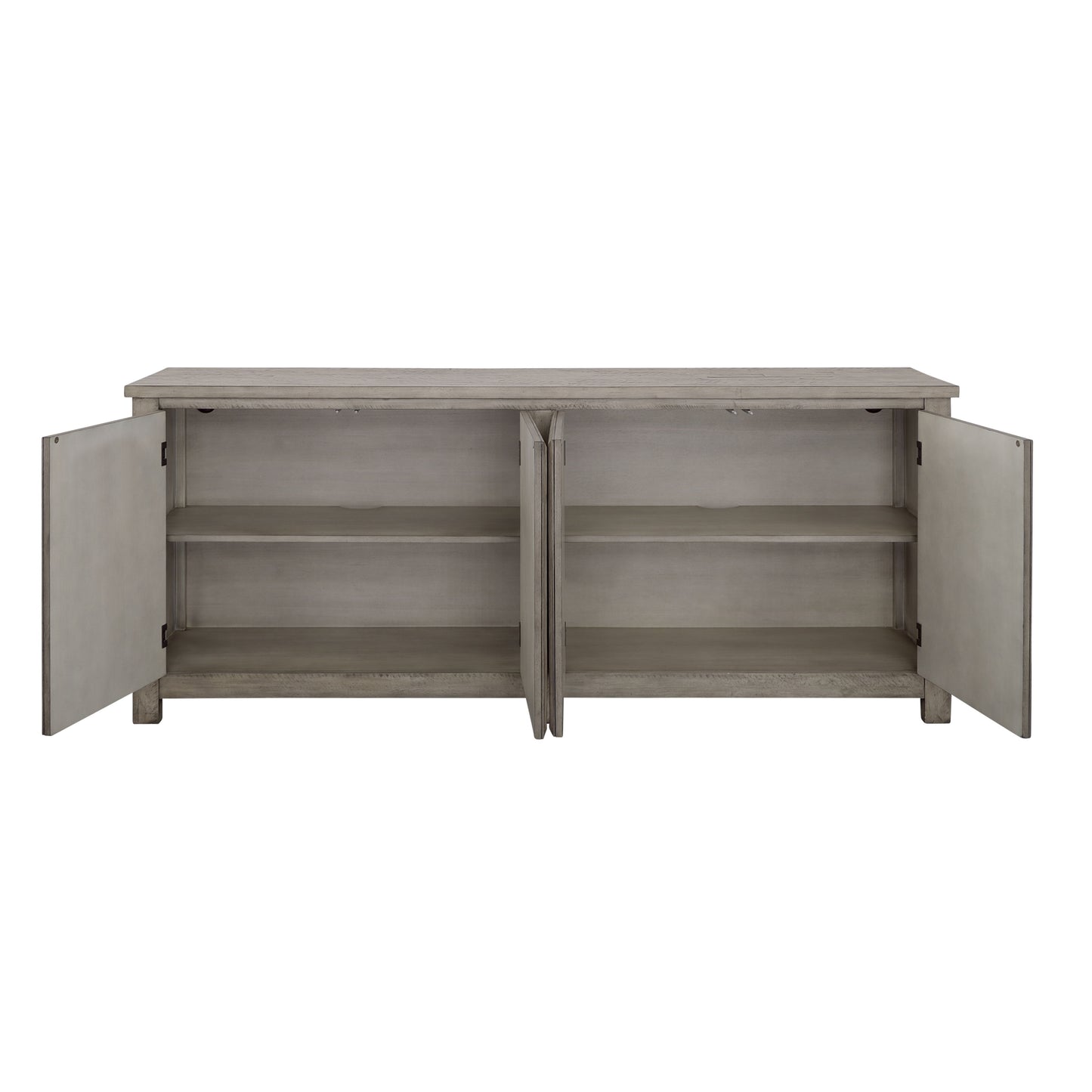 Spalding - Four Door Credenza - Gray