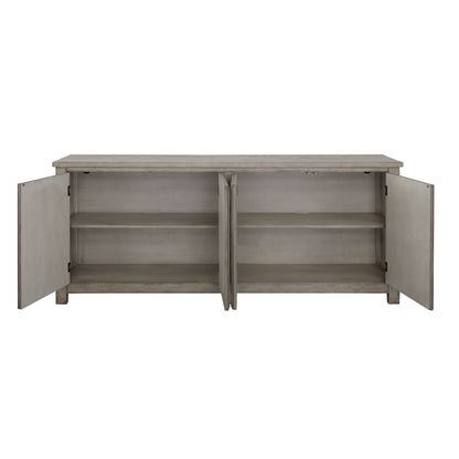 Spalding - Four Door Credenza - Gray