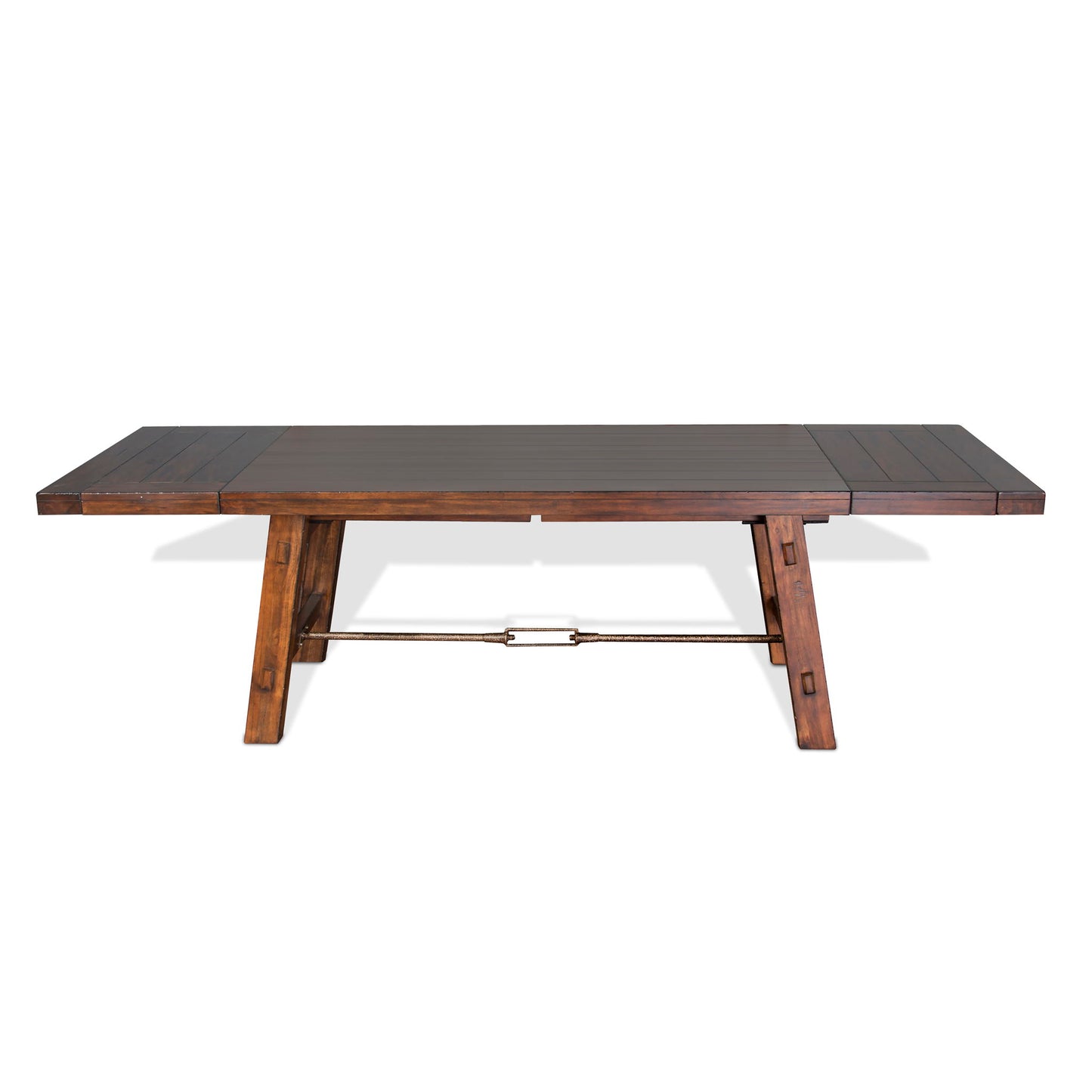 Tuscany - Dining Table With Extensions With Turnbuckle - Vintage Mocha