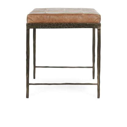 Malo - 28" Leather Bench