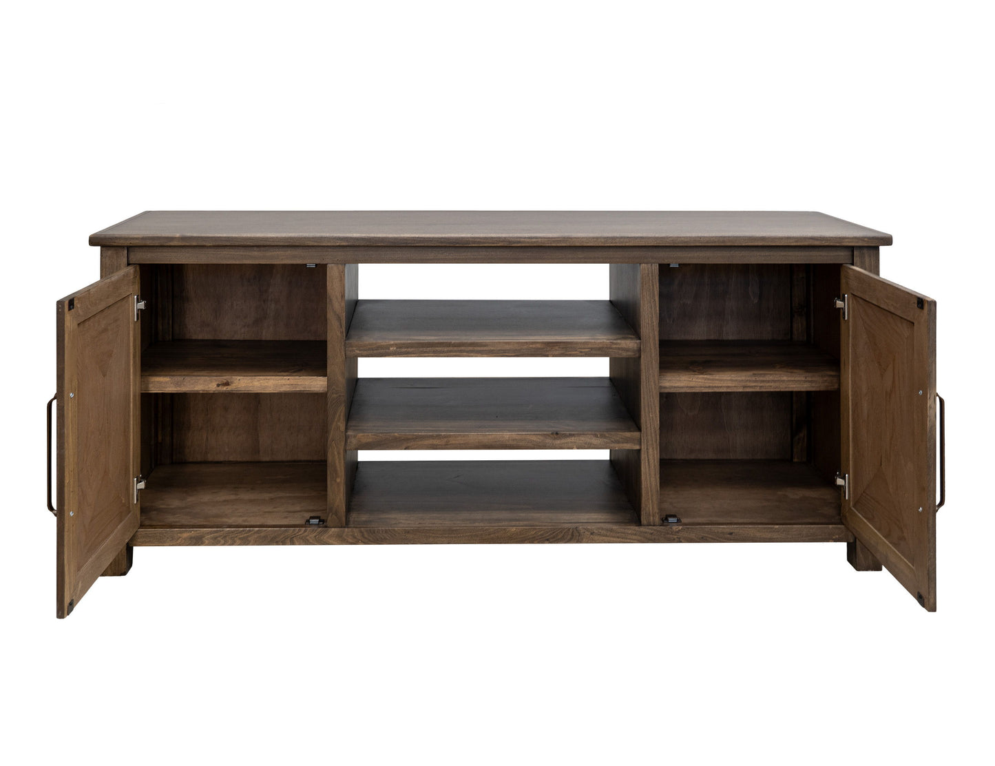 Novus lodge - 2 Doors TV Stand - Walnut Brown