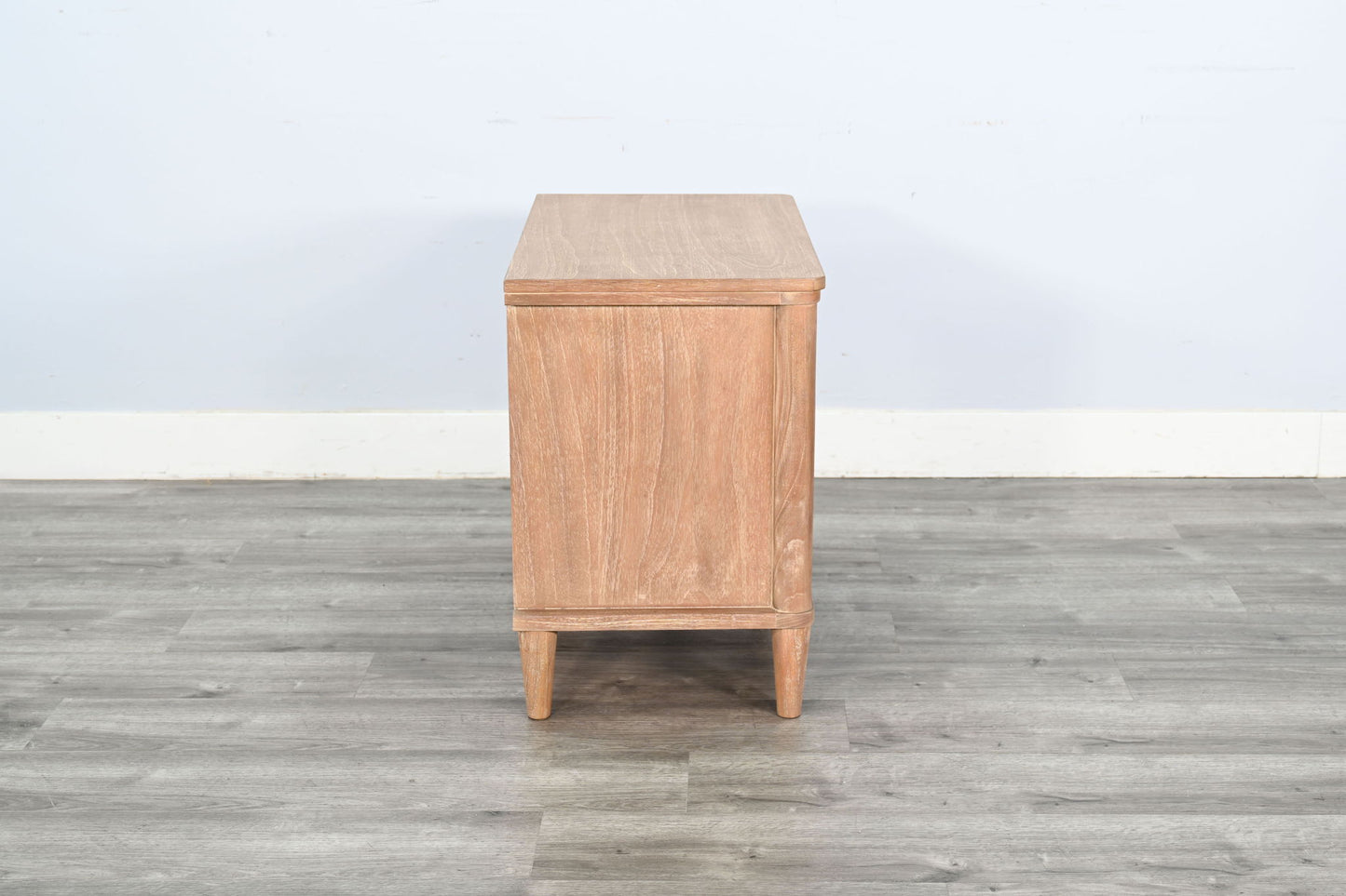 Transitional - Natural Wood 2-Drawer Nightstand - Oak Grove