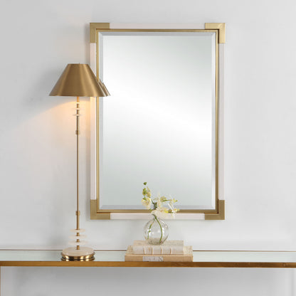 Malik - White & Gold Mirror