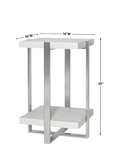 Arnaut - Accent Table - White