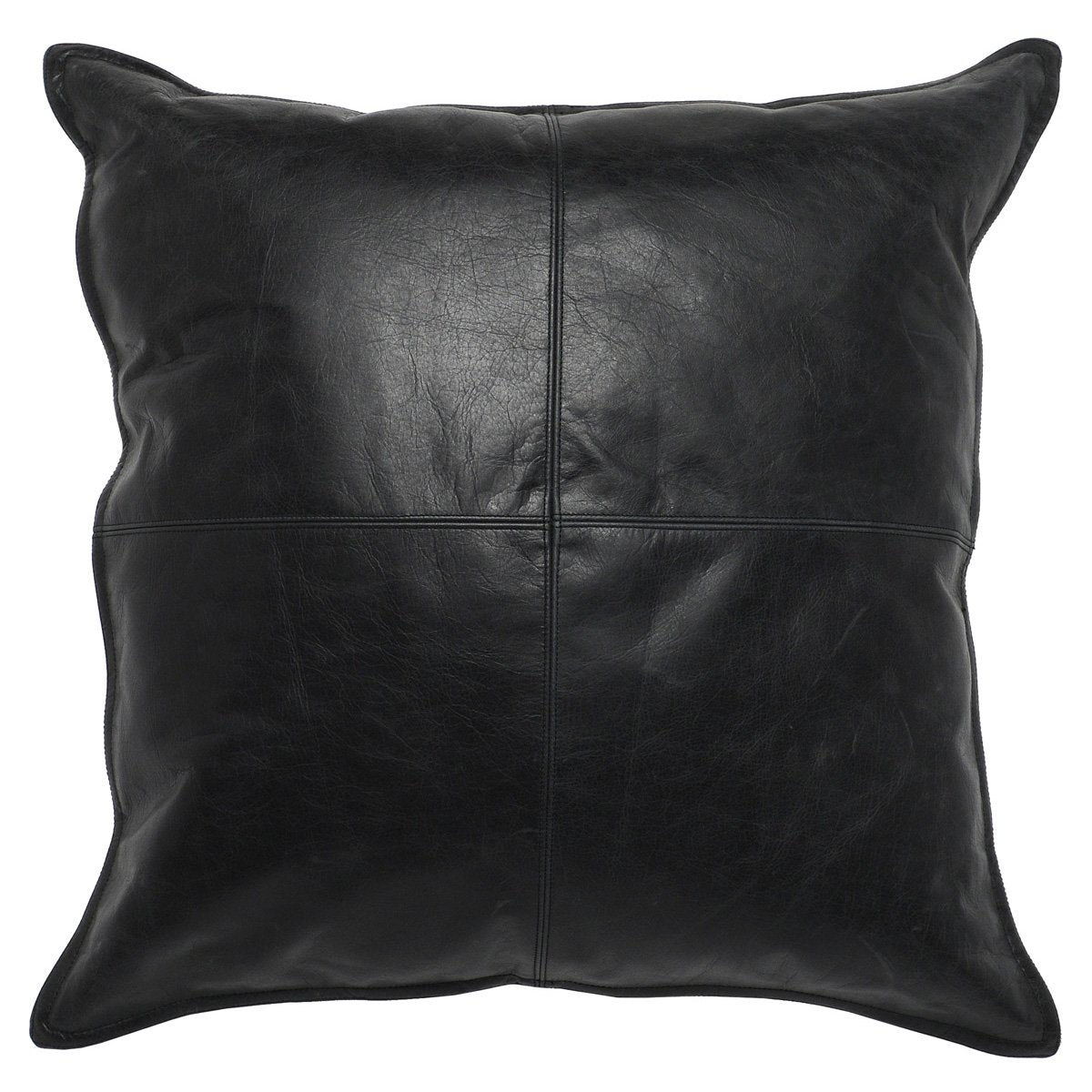Classic Home Soco Leather Dexter Pillow - Thumbnail 2
