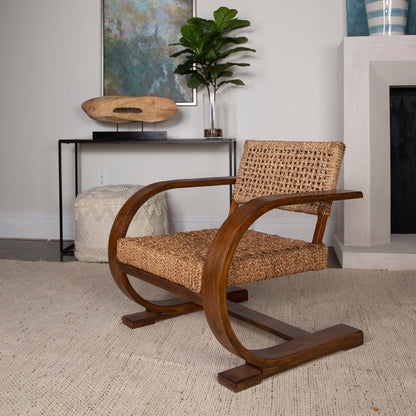 Rehema - Natural Woven Accent Chair - Beige