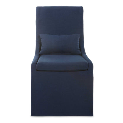 Coley - Armless Chair - Blue