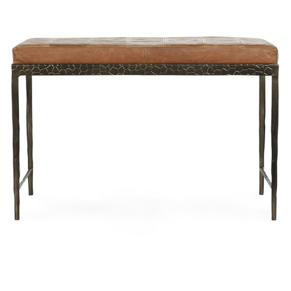 Malo - 28" Leather Bench