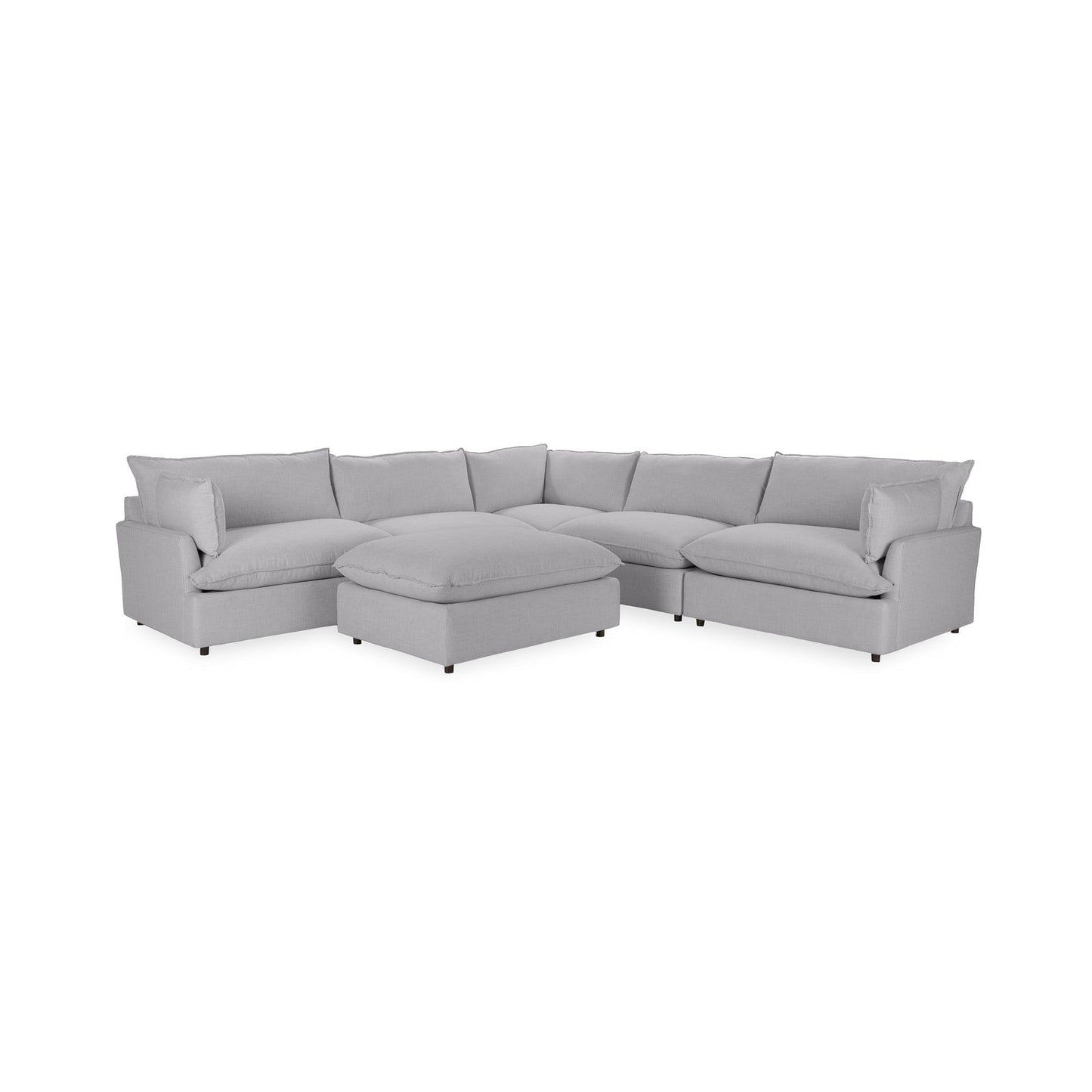 Caplan - 6 Piece Modular Sectional With Ottoman