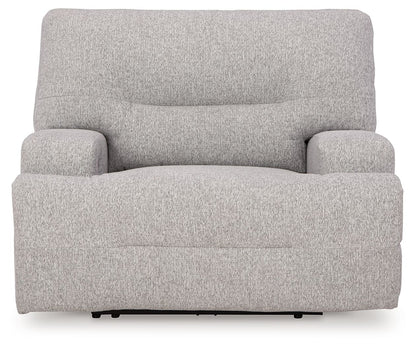 Acklen Place - Wide Seat Power Recliner - Pewter