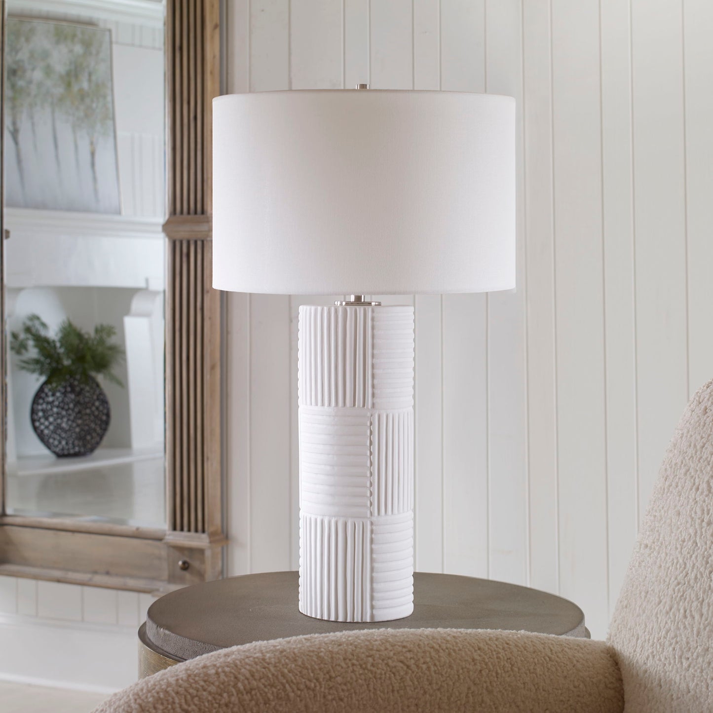 Patchwork - Table Lamp - White