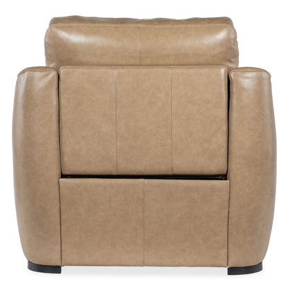 MS - Wayward Power Recliner With Power Headrest - Brown