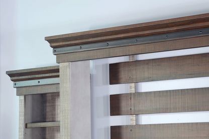 Homestead Hills - Entertainment Wall - Tobacco Leaf / Alpine Gray