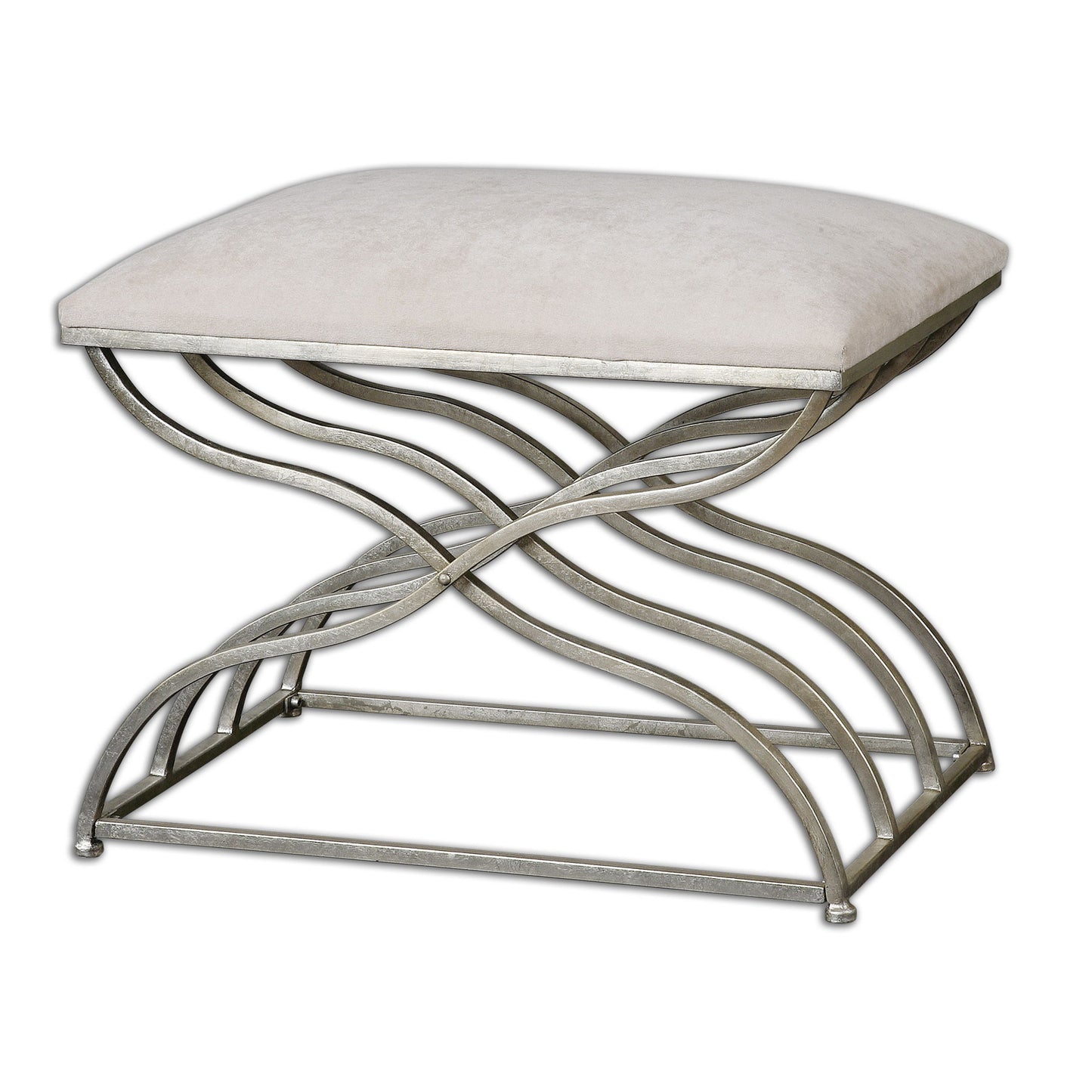 Shea - Small Bench - Satin Nickel