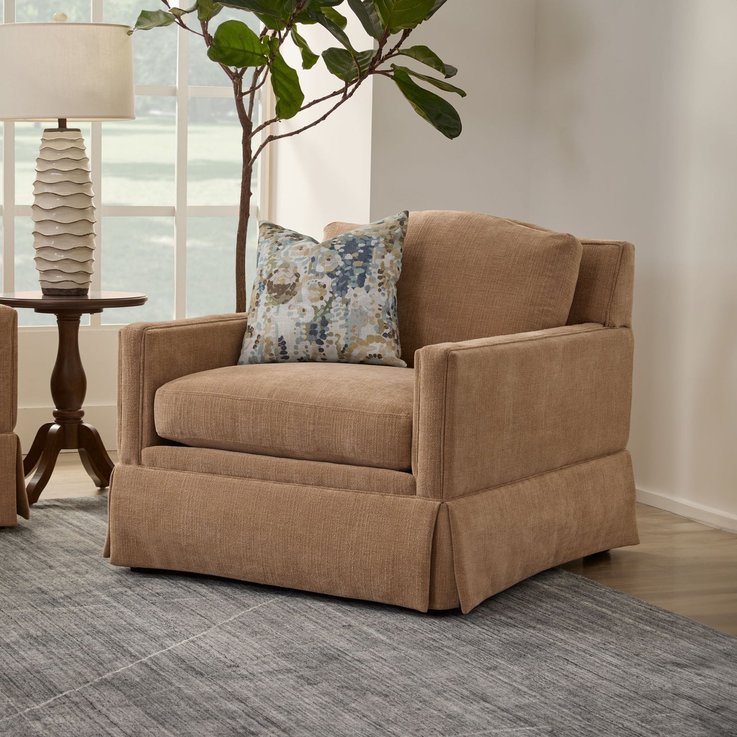 Lottie - Skirted Bottom Chair