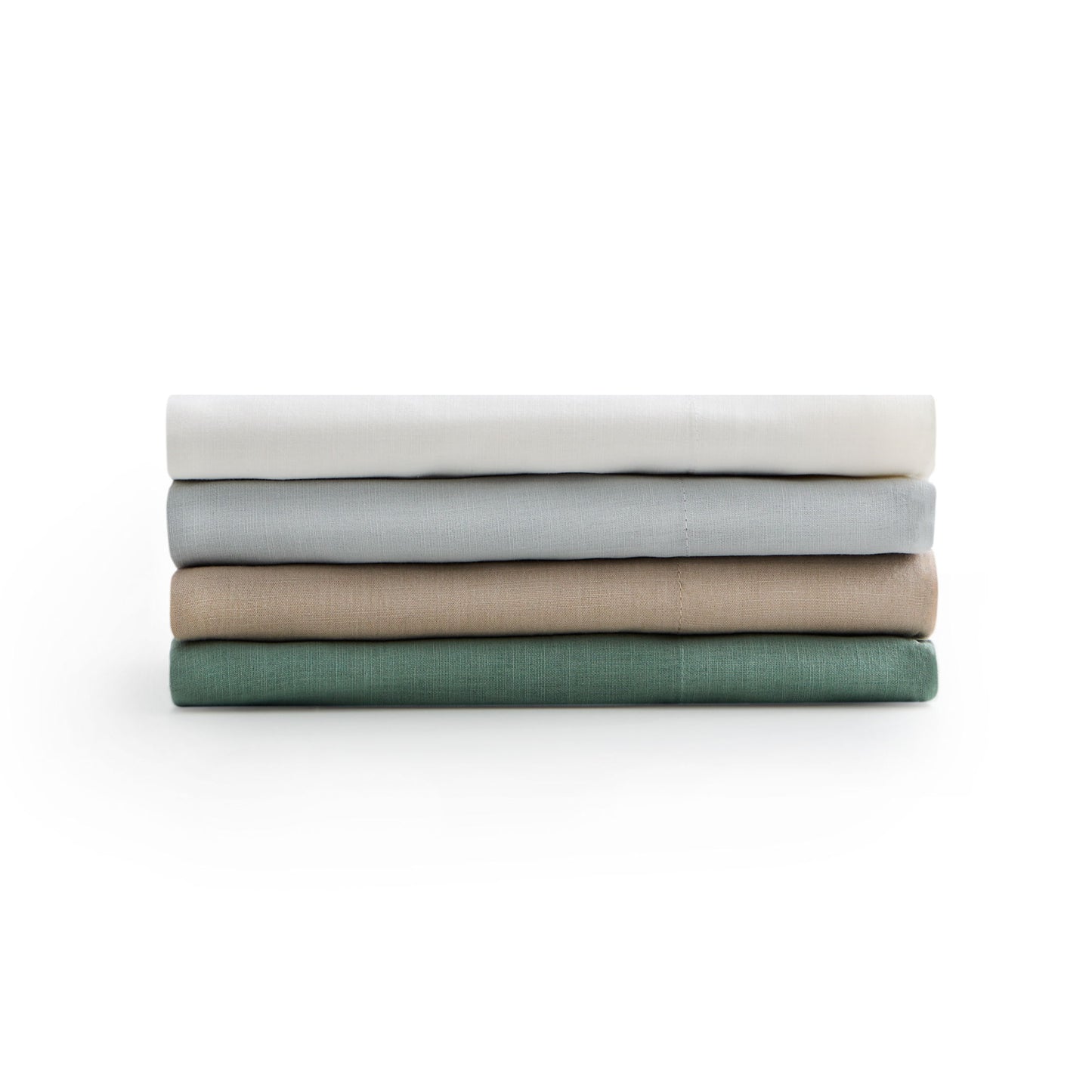 Linen-Weave Cotton Twin Long Sheet Set - Sand