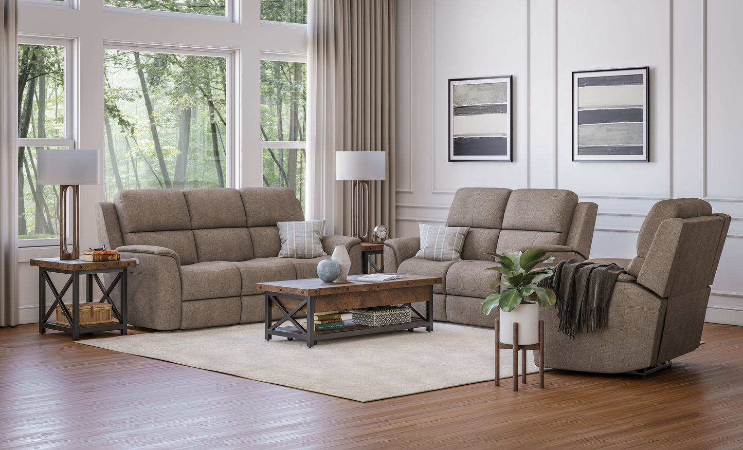 Henry - Power Reclining Sofa with Power Headrests & Lumbar