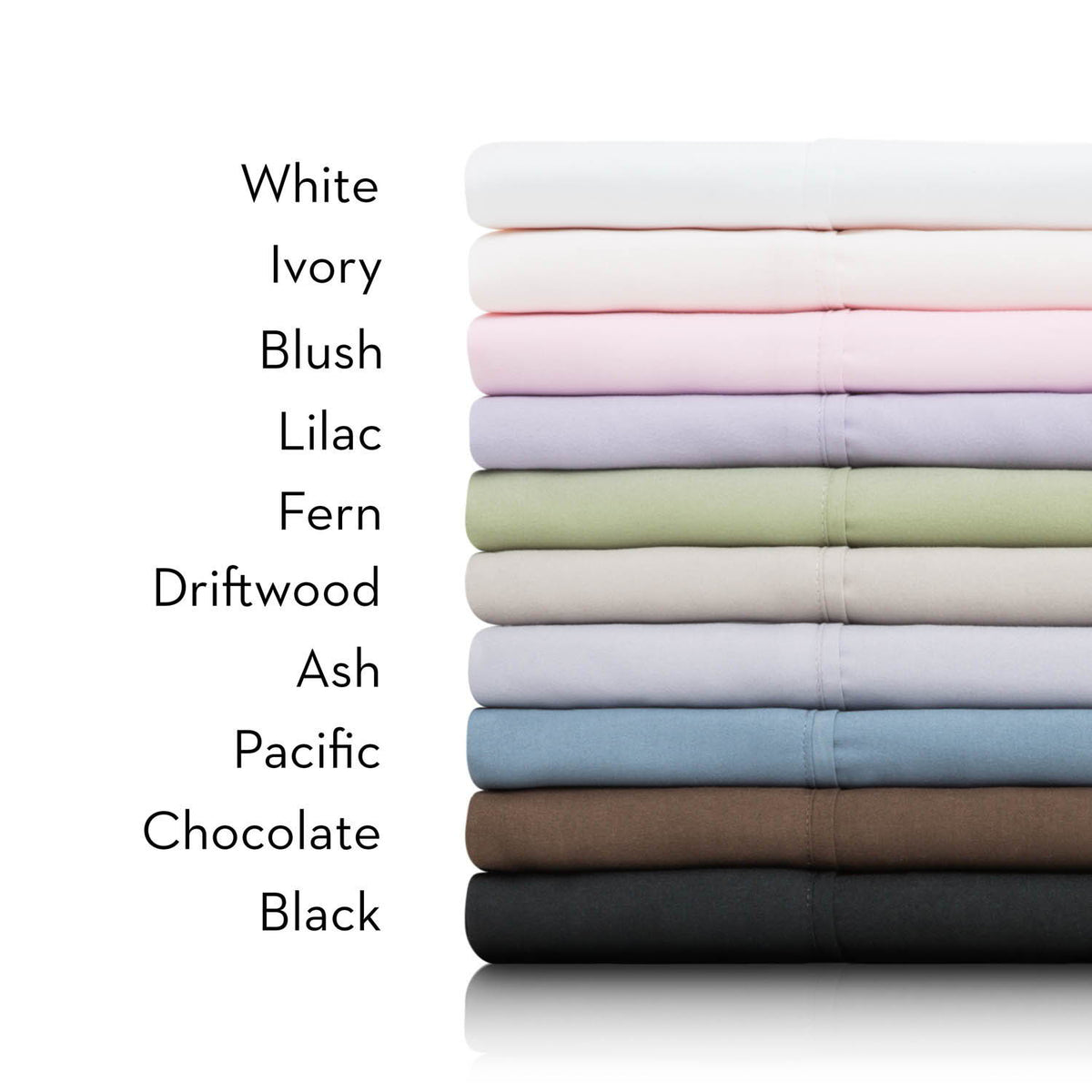 Brushed Microfiber - Bed Sheet - Cot - White