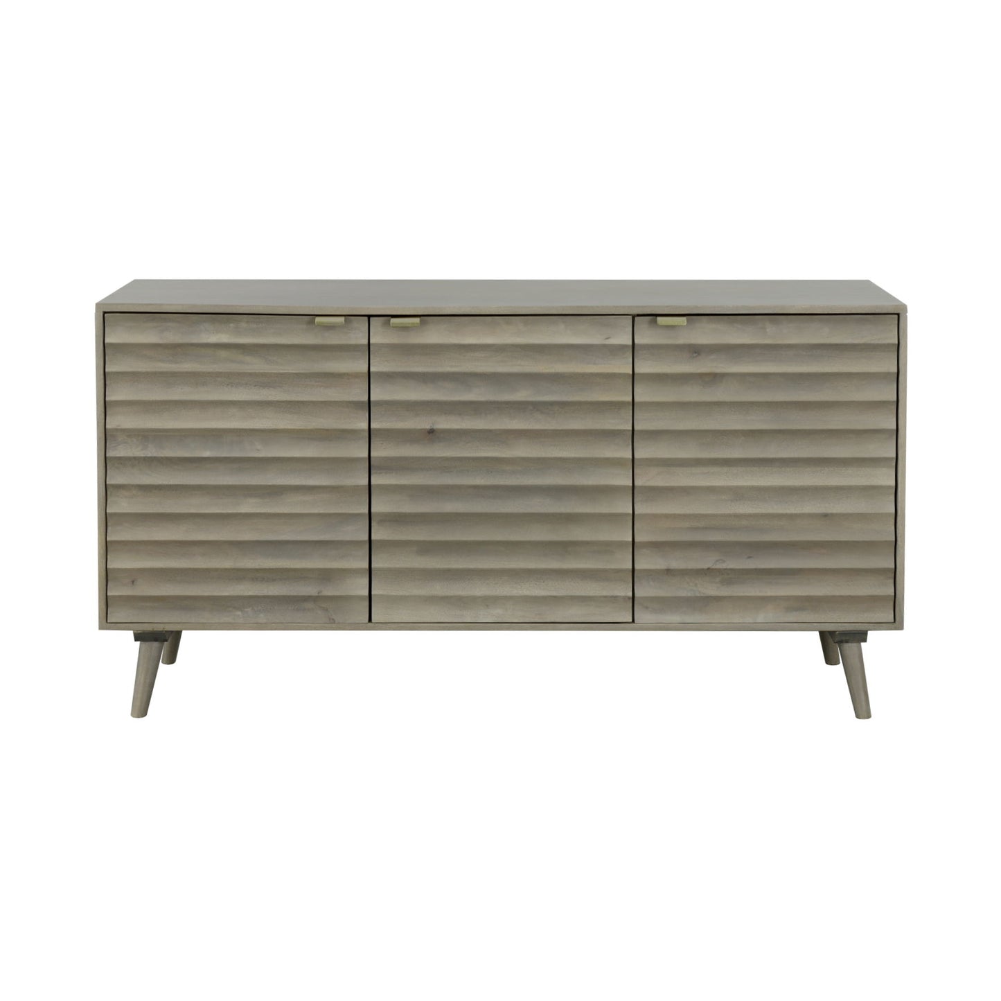 Freya - Three Door Credenza - Shrike Gray