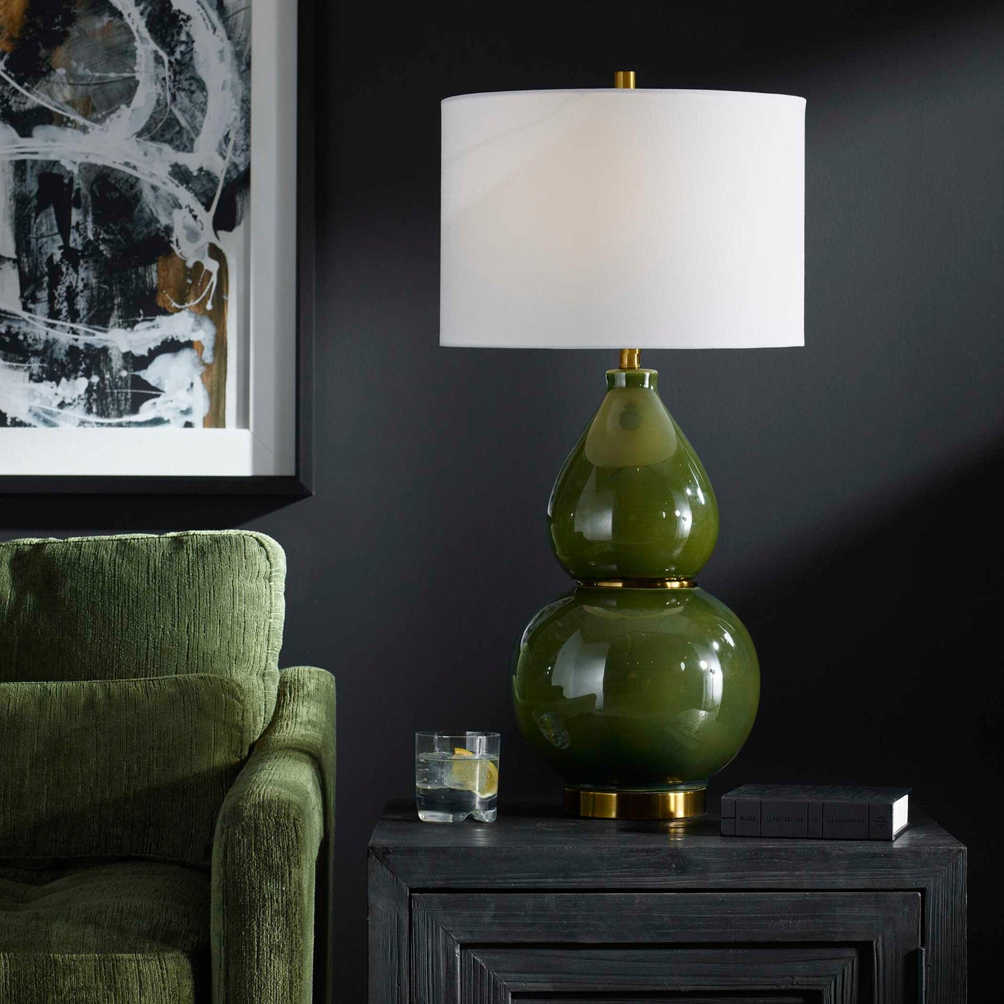 Gourd - Table Lamp - Green