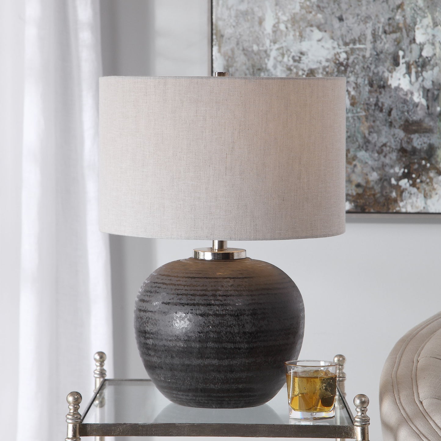 Mikkel - Table Lamp - Charcoal