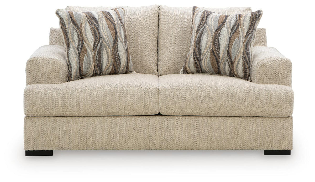 Lofwood - 2 Pc. - Sofa And Loveseat - Oatmeal
